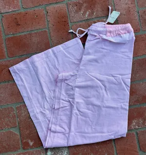 NWT Free People Striped Wide Leg Pant thumbnail 1