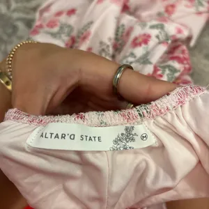 Altar'd State Dress Floral Maxi thumbnail 4
