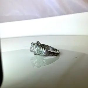 Crystal Statement Ring Silver thumbnail 4