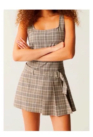 Pull & Bear Plaid Dress thumbnail 4