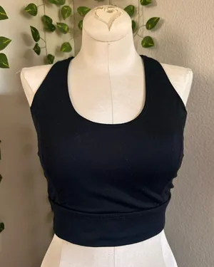 Free People Movement athletic black Sports Bra Size Medium thumbnail 1