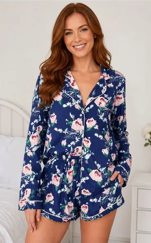 The Paisley Box 100% Cotton PJ Set Size Small thumbnail 1