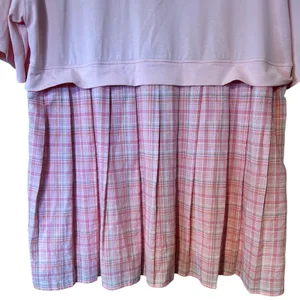 Fantastic Fawn Top Dress Pinks Oversized Pleated Cotton Lining Boho Fairy SZ M thumbnail 5