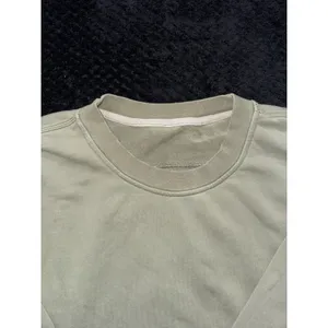 Lululemon Women's Sweatshirt Distressed Oversized Crewneck Pullover Green Sz XL thumbnail 4