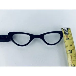 Vintage Folding Cat Eye Glasses MCM Opera Reader Funky Fun Retro 50s 60s thumbnail 14