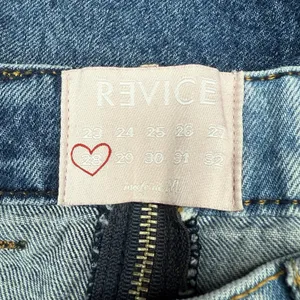 REVICE Denim Yin Yang Two Tone High Rise Straight Leg Jeans Tokyo Wash Size‎ 28 thumbnail 12