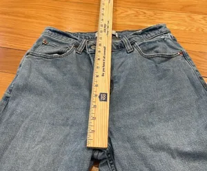 Abercrombie & Fitch the ‘90sslim straight ultra high rise jeans 27/4XS. thumbnail 4