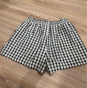 Navy Boxer Gingham Shorts Blue Size L thumbnail 4