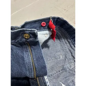 Vintage Wrangler High Waisted Denim Cutoff Shorts Dark Wash Frayed Hem 27 Waist thumbnail 4