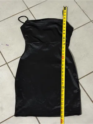Windsor Women Mini Cowl Neck Sexy Black Night Out‎ Party Dress size M thumbnail 6
