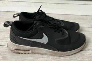 Nike Womens 6 Air Max Thera Black Mesh thumbnail 1