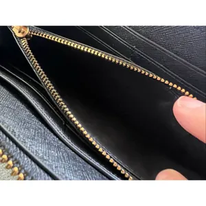 Tory Burch Emerson Zip Continental Wristlet Wallet Black Saffiano Leather thumbnail 5