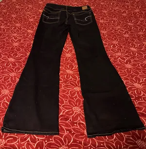 American Eagle Outfitters Bootcut Jeans Dark Blue Denim Women's thumbnail 3