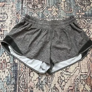 Lululemon Hotty Hot Short II 2.5" Heather Lux Multi Black Heathered Black Size 8 thumbnail 6