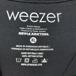 Weezer The black Album Cover graphic T-Shirt XL thumbnail 4