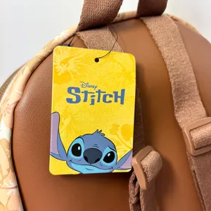 Disney Stitch Floral Backpack Brown,Tan, Fall Halloween New‎ thumbnail 5