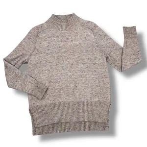 Loft Speckled Mock Neck Space‎ Dyed Tunic Sweater Tan Multi Size Small thumbnail 12