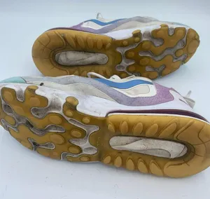 Nike React Athletic Lace-Up White Purple llue Sneakers Women's 8.5 AT6174-102 thumbnail 5
