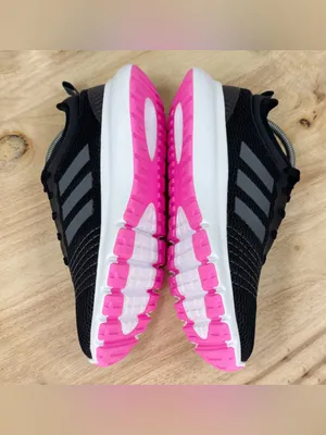 Adidas FluidUp Knit Running Shoe Sneakers Black Pink White Women Size 9.5 H02007 thumbnail 5