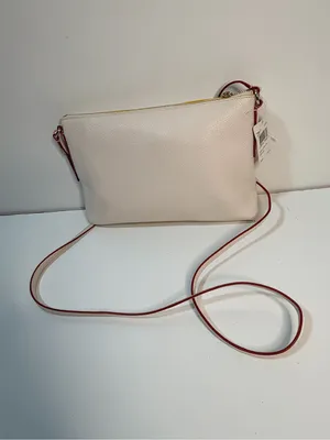 Coach Chalk Crossbody with Pink Trim and Blue Accent thumbnail 8