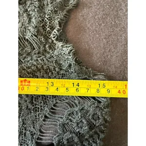 Free‎ People Black Lace Slip Peekaboo Scalloped Round Neck Sleeveless Dress S thumbnail 6