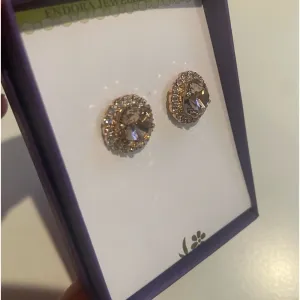 ENDORA JEWELLERY Australian Rose Gold‎ Bridal Earrings Discontinued NWT thumbnail 2