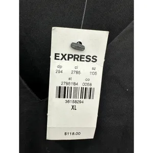 Express Womens Black Tiered Maxi Dress Size XL NWT Minimal Cottage Quiet‎ Luxury thumbnail 6