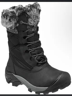 Keen Women's 10 Hoodoo III Waterproof Insulated Leather Boots Faux Fur thumbnail 8