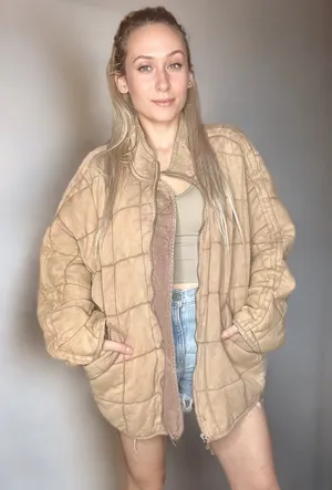 Free People Dolman Quilted Jacket thumbnail 1