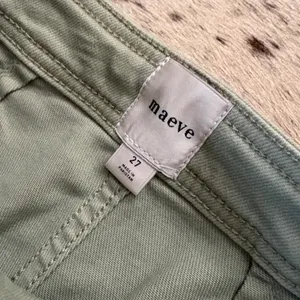 MAEVE Anthropologie The Ettie High-Rise Crop Wide-Leg Jeans by Size 27 thumbnail 3