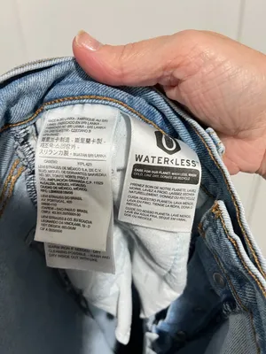 Levi's Size 29 Blue Ribcage Straight Button Fly Jeans thumbnail 7