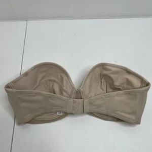 VTG Y2K Victoria's Secret 34C Strapless Bra Tan Nude Underwire Padded NO STRAPS thumbnail 8