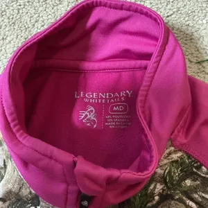 Legendary Whitetails Womens Pink Camo‎ Quarter Zip Long Sleeve Baselayer thumbnail 6