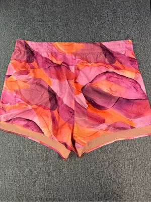 Athleta Printed Mesh Racer Run Shorts thumbnail 6