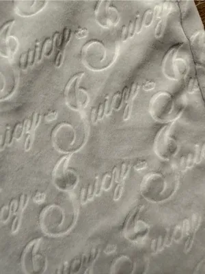 Juicy Couture Velour Embossed Logo Lounge Pants Gray Women’s XS Y2K thumbnail 2