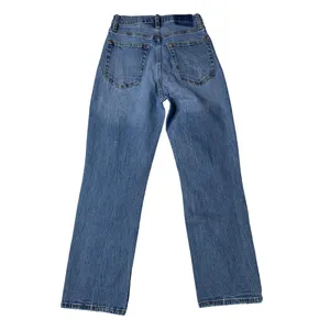 Abercrombie Jeans Ankle Straight Ultra High Rise Distressed Denim 26 2S thumbnail 2