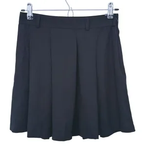 NWT Vintage Y2K Abercrombie Preppy Pleated Mini Skirt Small Black Schoolgirl 90s thumbnail 2