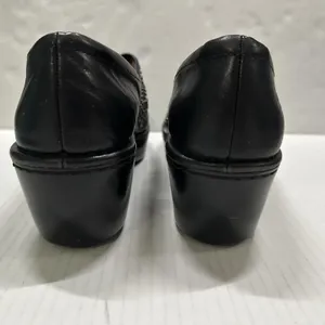 Ariat Strathmore Clog Shoes Womens 8.5B‎ Black Leather Studded Floral 21201 thumbnail 4