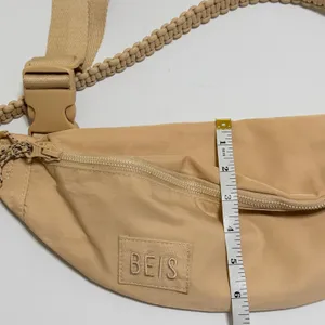 BEIS The Sport Pack Fanny Pack Belt Sling Bag Beige Tan Paracord Strap thumbnail 9
