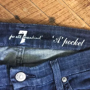 7 for All Mankind size 29 dark wash A pocket western jeans thumbnail 3