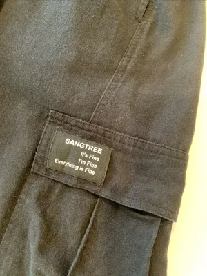 Sangtree Women’s Size 170 ~ Small / Medium Black Casual Cargo Jogger Pants thumbnail 2