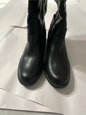 Style & Co Women’s Maliaa Buckled Tall Black Riding Boots - New - Size 7.5 thumbnail 5