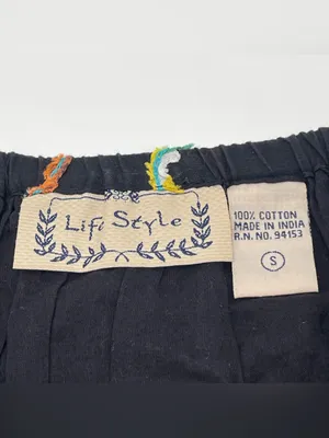 Lifestyle Scribble Cotton Midi Skirt Hippie Sz Small Colorful Teacher Colorful thumbnail 6