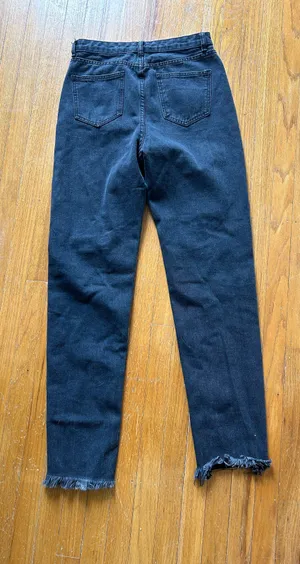 Black Ripping Mom Jeans Size M thumbnail 2