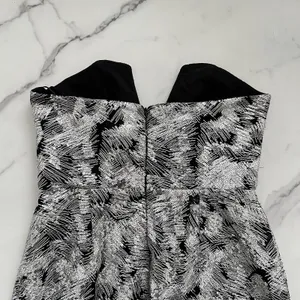 NBD Nina Strapless Silver Mini Dress Sz Medium Holiday Party thumbnail 8