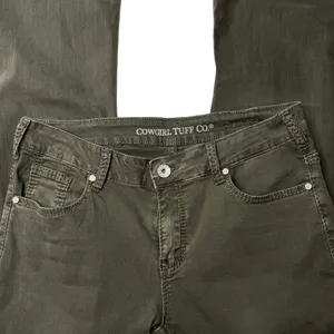 Cowgirl Tuff Tuff Flex Olive Green Trouser Flare Jeans 32x33 Western Coastal thumbnail 10