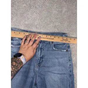 American Eagle Super High Rise Baggy Wide Leg Jeans Women's 00 EUC thumbnail 8