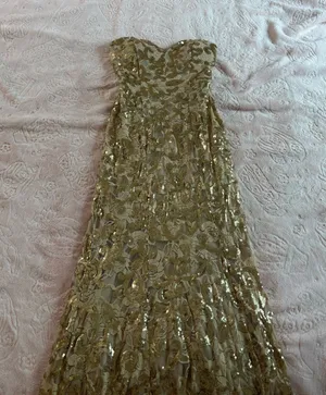 Gold City Triangles Sequin Dress thumbnail 1
