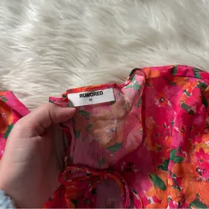 RUMORED East End Top Pink Size XS thumbnail 11