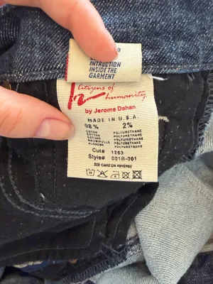 Vintage Citizens of Humanity Jeans Low Rise Bootcut made in USA size 28 thumbnail 6